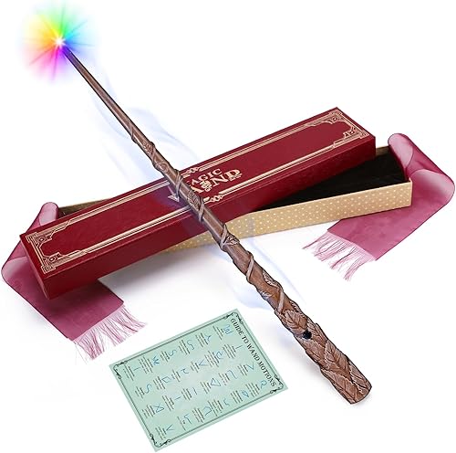 Miniatura 6 de ShinySong Varita de mago recargable con iluminación degradada, varita mágica iluminadora de bruja para niños, fiesta de Navidad, cosplay, esfera