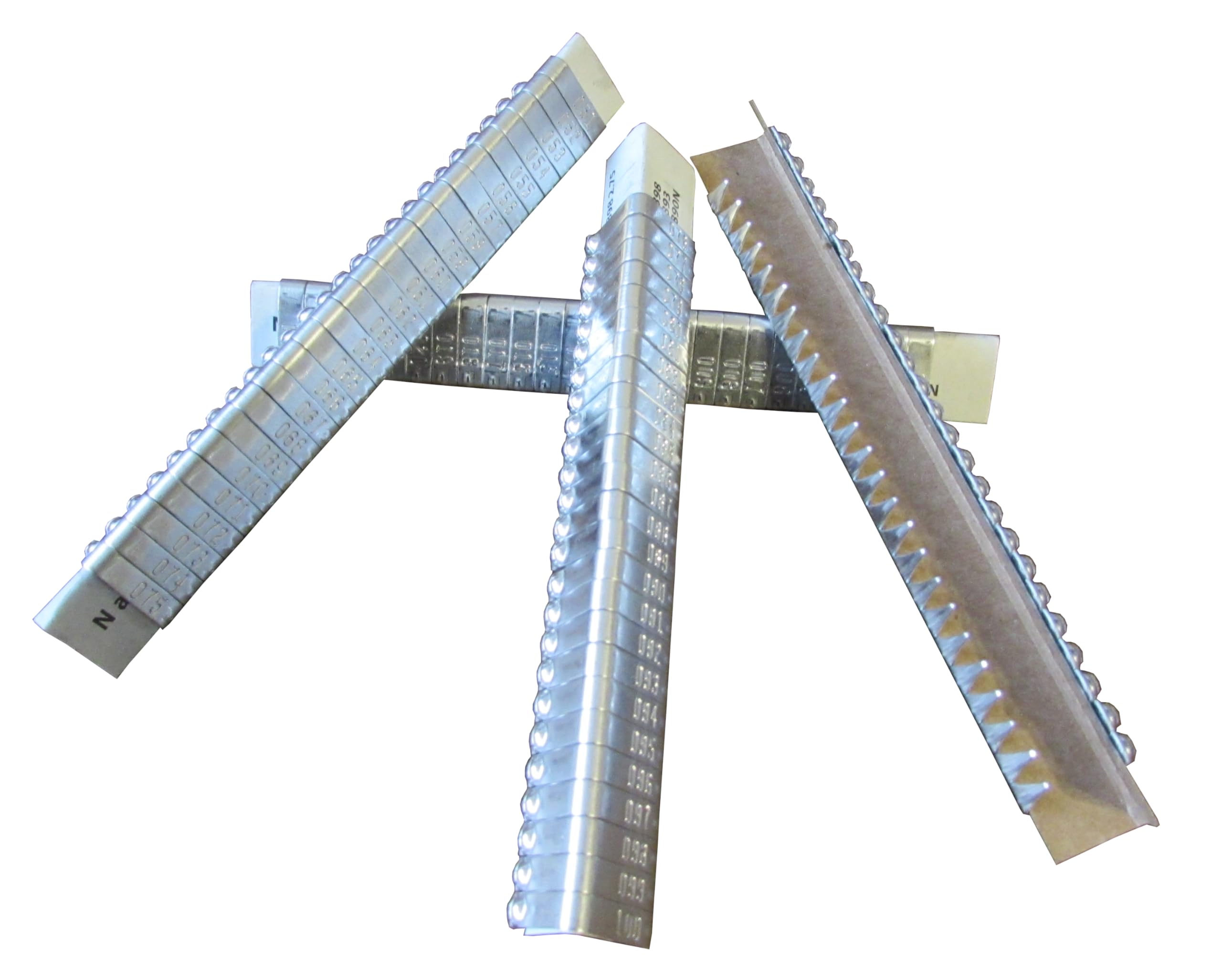 Jiffy Wing Bands Custom Stamped Aluminum Wing Bands Chicken Gamefowl Pheasant Poultry Quail Chucker Bird Tags (200, Silver)