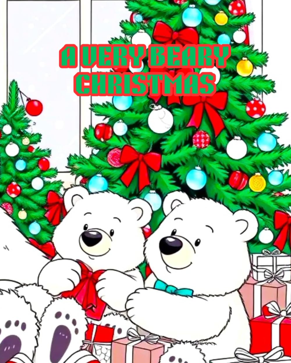 A VERY BEARY CHRISTMAS: Adorable, fluffy bears are excitedly preparing for the magic of the Christmas holidays. (Bears will be bears)