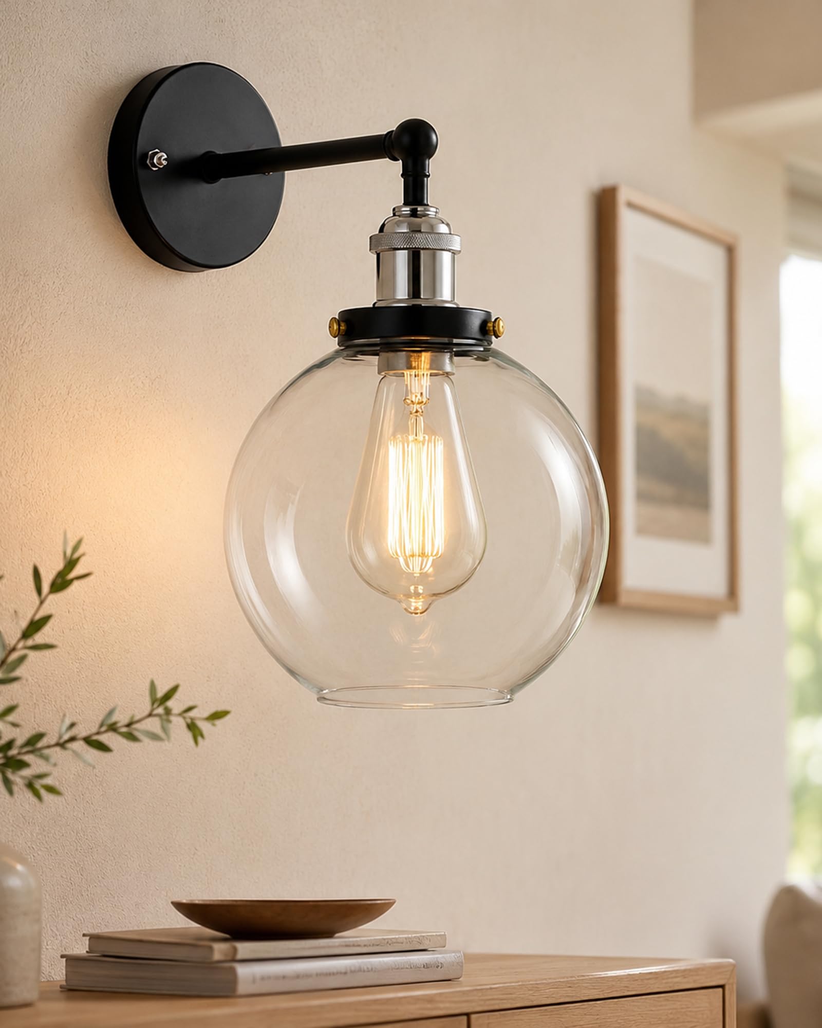 Homesake Edison Wall Lamp - Rose Gold Industrial -13