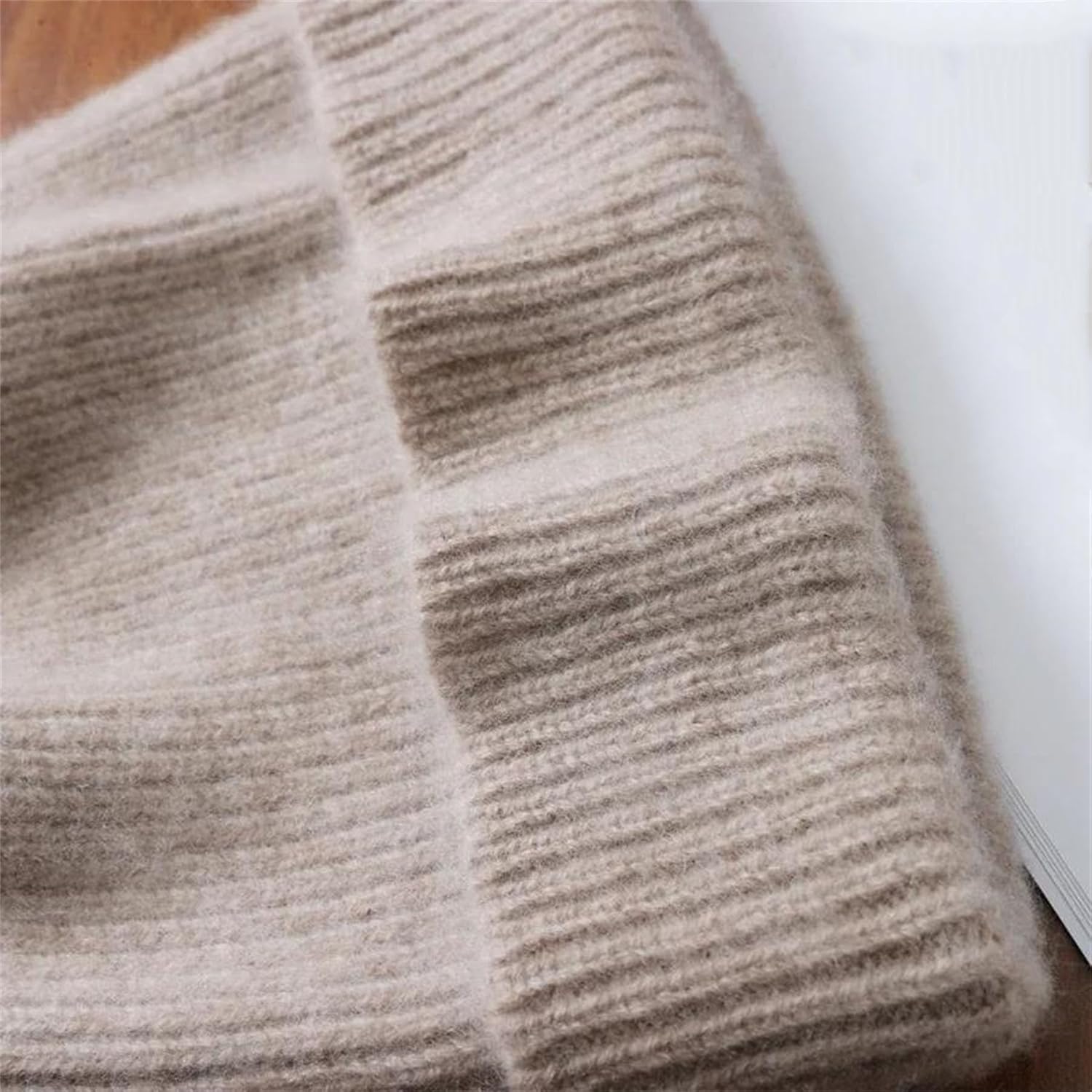 Unisex Slouchy Cozy Casual Stretchy Beanie Hat - Winter Warm Soft Solid Color Knitted Cap for Skiing/Hiking/Skating