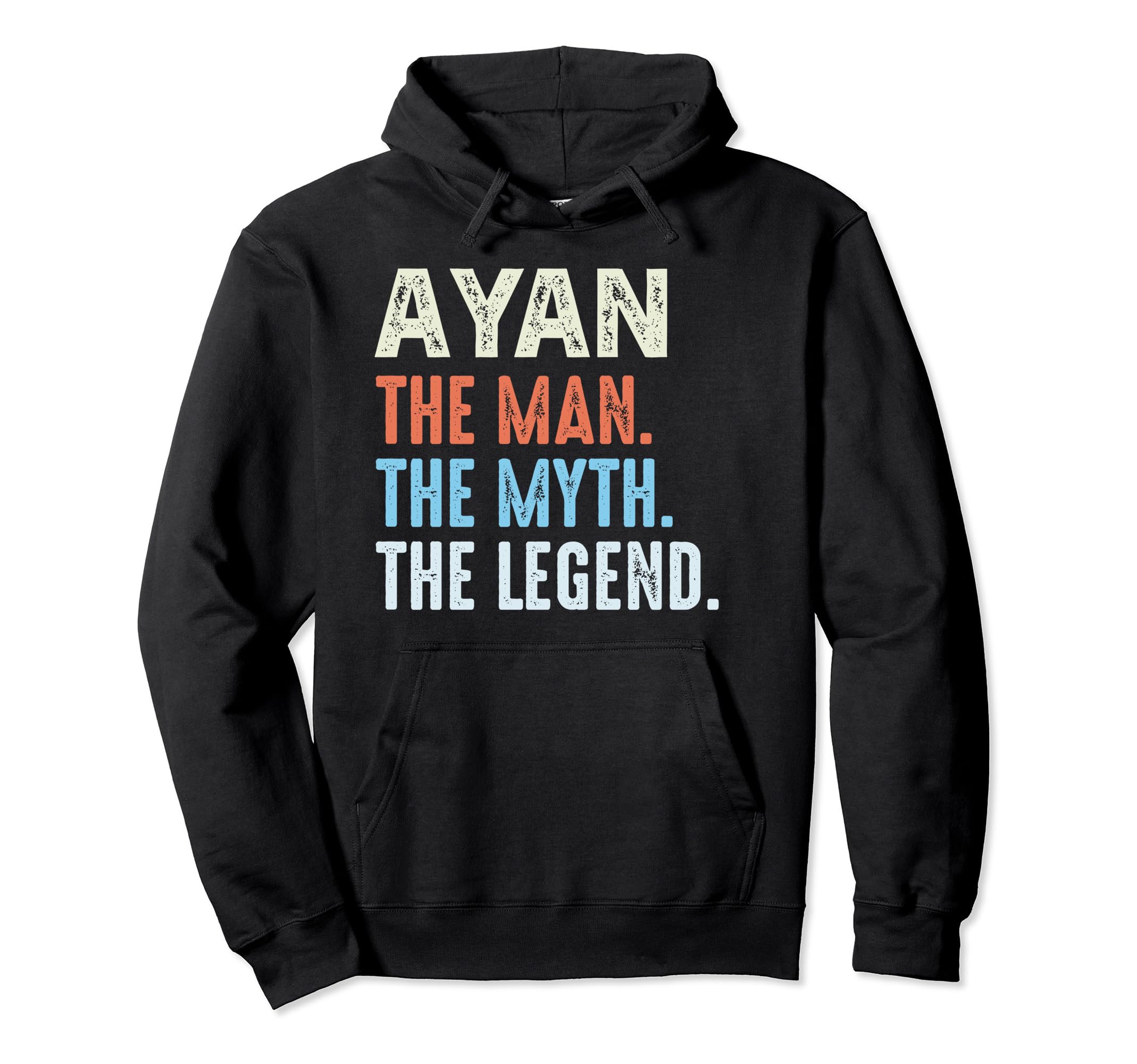 AYAN The Legend Name Personalized Cute Idea Men Vintage AYAN Pullover Hoodie
