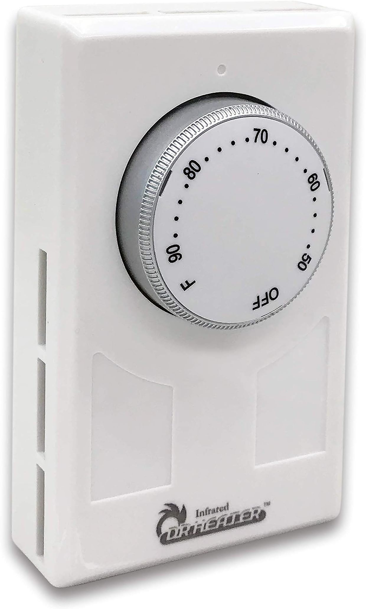 DR-001 Wall Thermostat 4 wires single or Double poles 120-277V 3360-7756W, White.