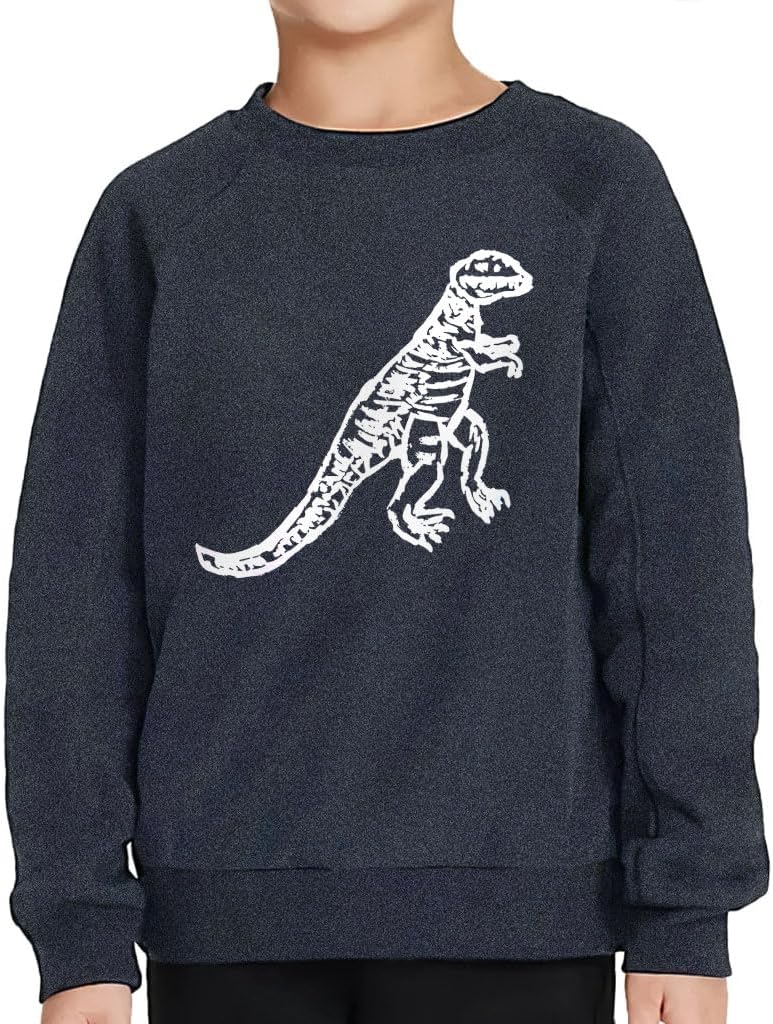 Pocket T-Rex Toddler Raglan Sweatshirt - Gifts for Dinosaur Fans - Cute Dinosaur Motif Gift for Boy
