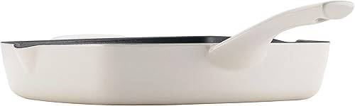 Miniatura 9 de Ayesha Curry - Sartén cuadrada de hierro fundido con boquillas de vertido, pequeña, color verde azulado crepúsculo