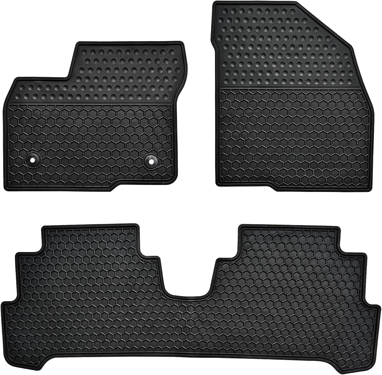 Car Floor Mats Custom Fit for Chevy Bolt EV (Not for EUV) 2017-2023 Black Chevrolet Rubber Auto Liner Mats All Weather Protection Odorless All Black 2017-2013 Bolt EV