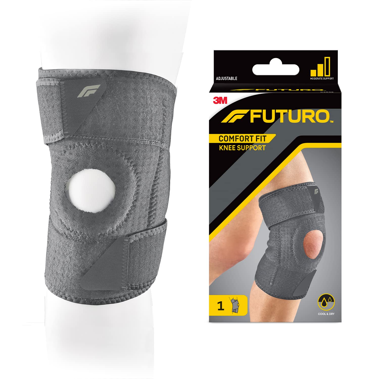 Comfort Fit Knee Support 04039EU2, Adjustable (27.9 - 55.9 cm)