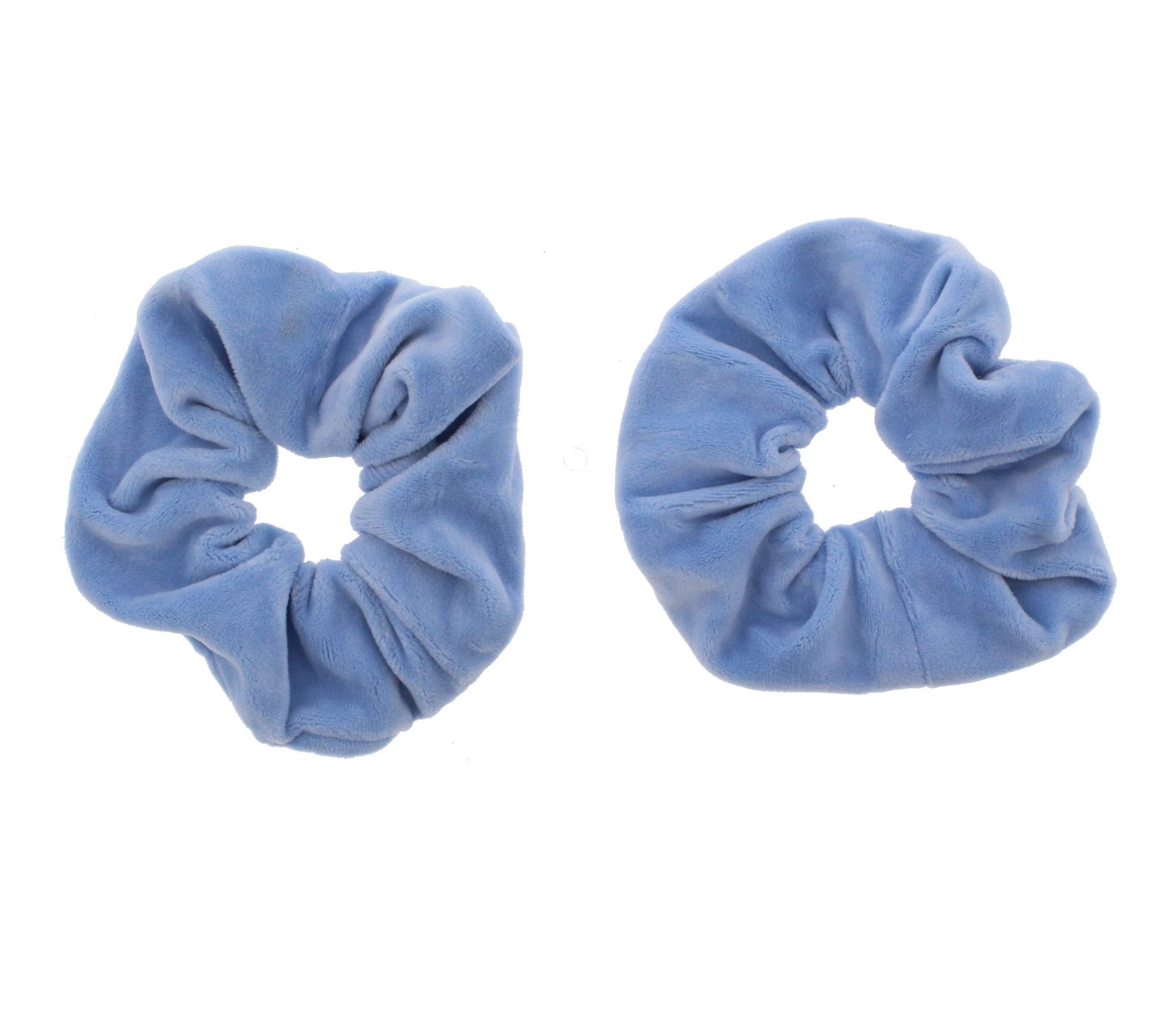 Zac's Alter Ego Pair of Luxurious Velvet Hair Scrunchies - Variety of Colours