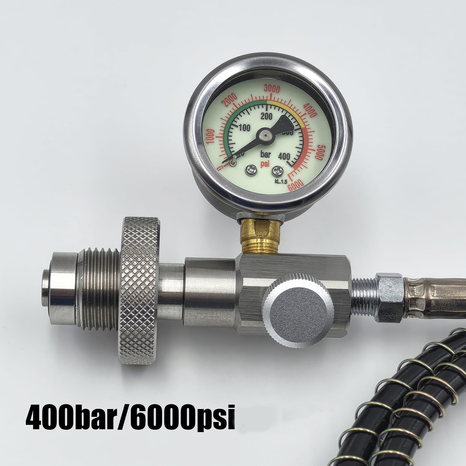 DRYHTEN Depósito de cilindro de aire comprimido G5/8 (5/8BSPP) DIN adaptador de válvula HPA