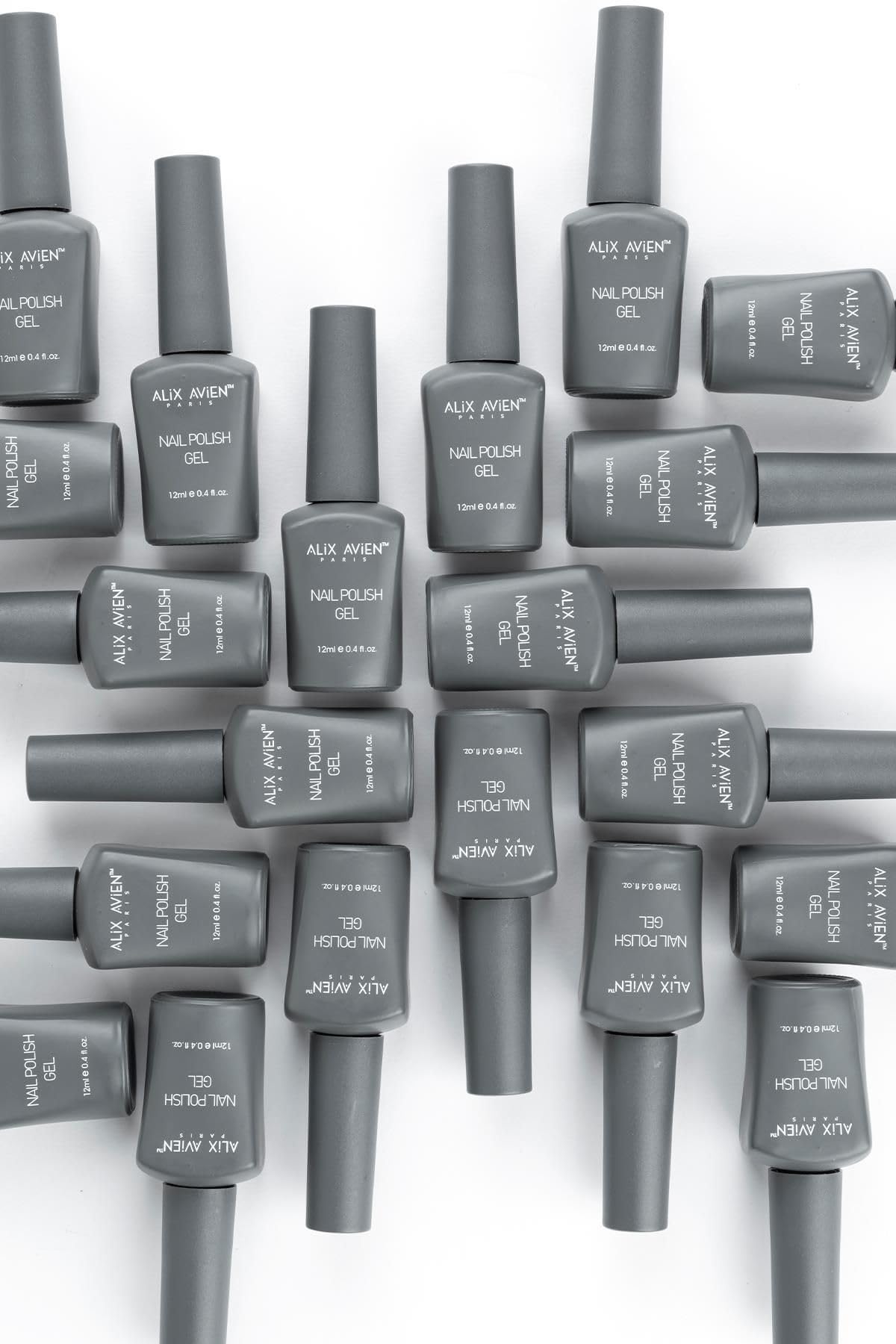 ALIX AVIEN Kahverengi Kalıcı Oje 104-Yoğun Renk Veren Jel Oje 12 ml-Nail UV Gel Polish 104