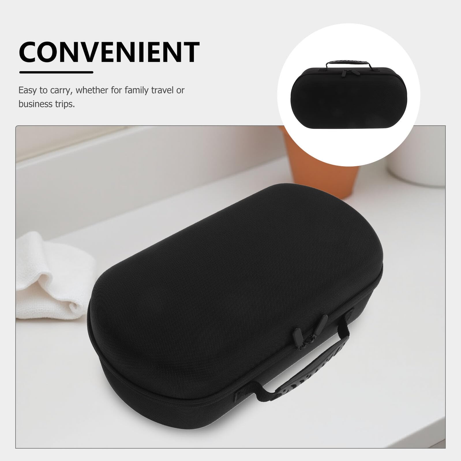 Borsa per Asciugacapelli da Viaggio Custodia Compatta per Riporre Strumenti per Capelli Organizer Portatile per Strumenti da Salone Protezione da Graffi e Polvere Adatto per Uso