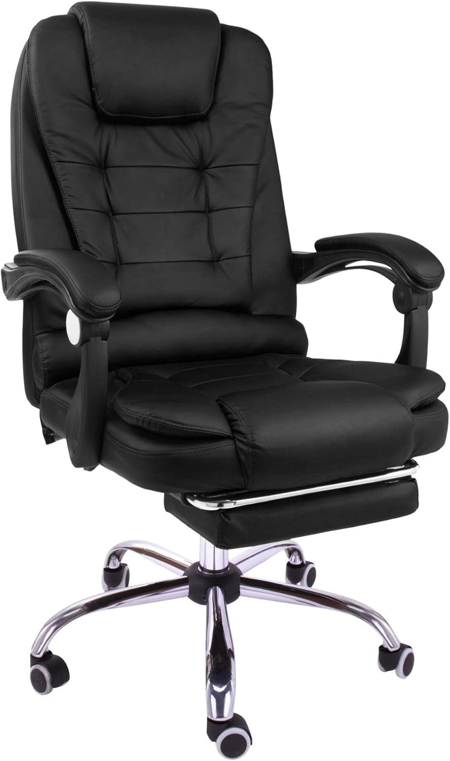 Halter Reclining Leather Office Chair Modern Executive Adjustable