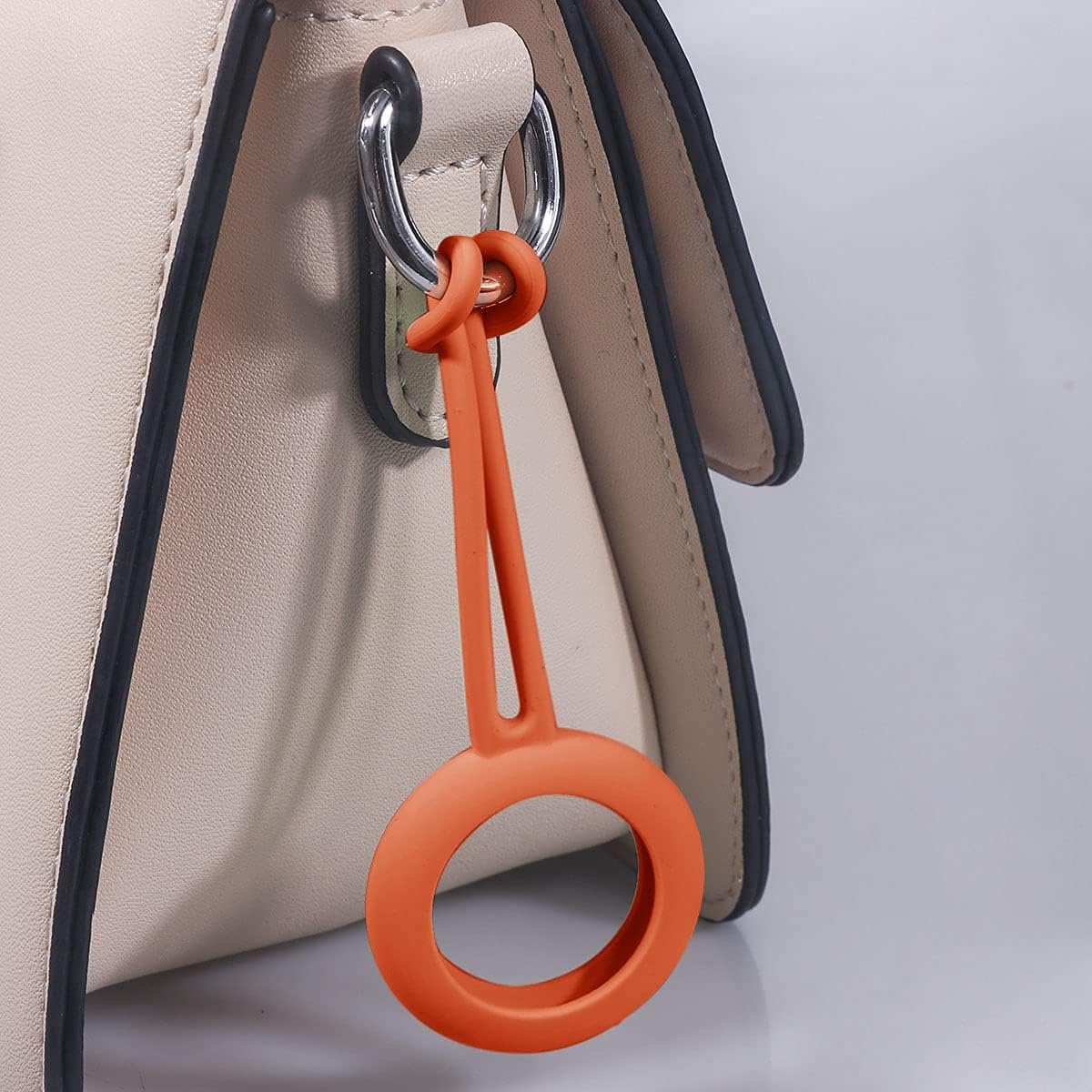 protechnology airtag case cover silicone with minimalist design style for airtag 2021 orange