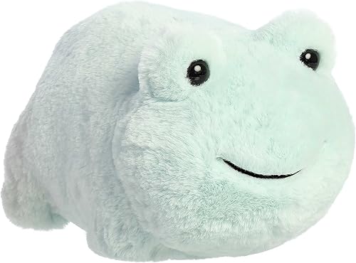 Miniatura 1 de Aurora® Adorable Spudsters™ Friesia - Peluche de rana - Abrazos reconfortantes - Compañeros juguetones - Verde 10 pulgadas