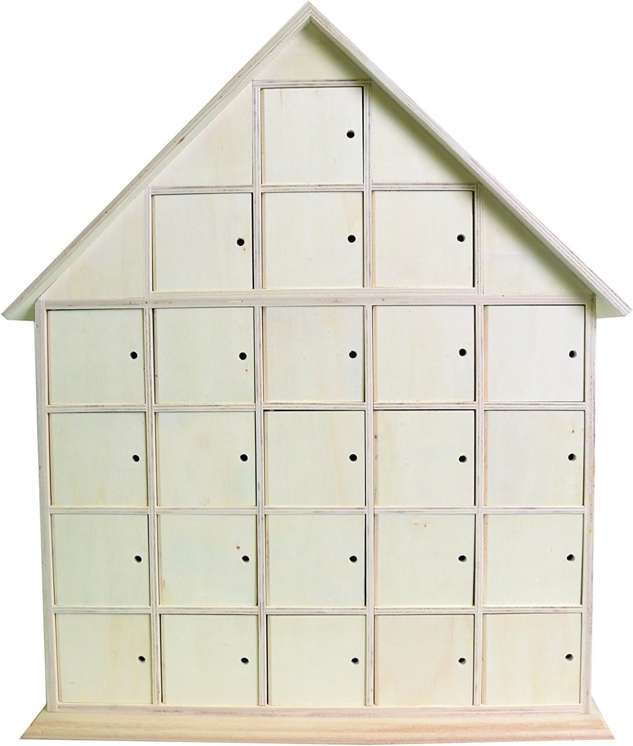 Artemio 14001417 Wooden Advent Calendar to Decorate House-44.5cmx 35cmx 7Cm