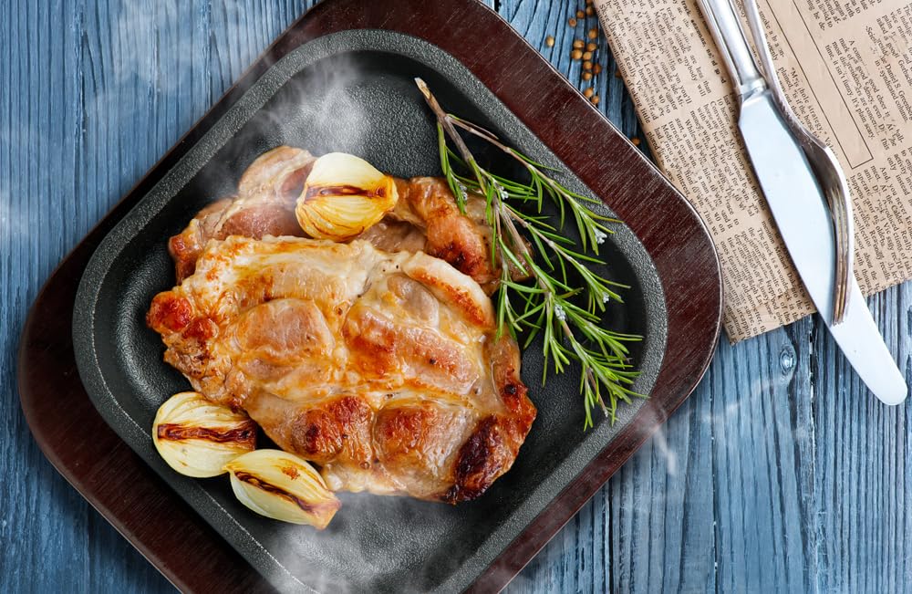 Amazon｜イシガキ産業 鉄鋳物 ステーキ皿 取っ手なし ブラック 約幅14