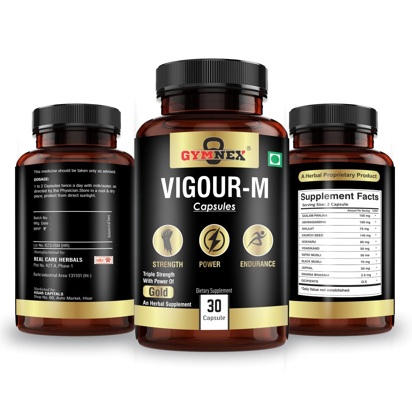 GYMNEX Vigour-M Shilajit/Shilajeet Gold Capsules Helps To Boost Performance, Power, & Endurance With- Ashwagandha, Safed Musli, Shatavari | Himalayan Shilajit Pack Of 3| (B0C7LQJW87) Amazon Price History, Amazon Price Tracker