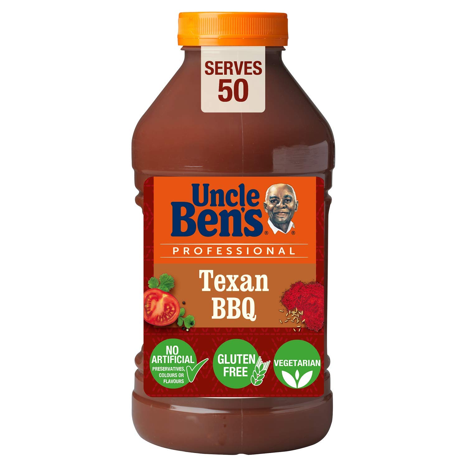 Uncle Bens Texan Barbeque Cooking Sauce - Bulk 2.51 kg, 50 servings