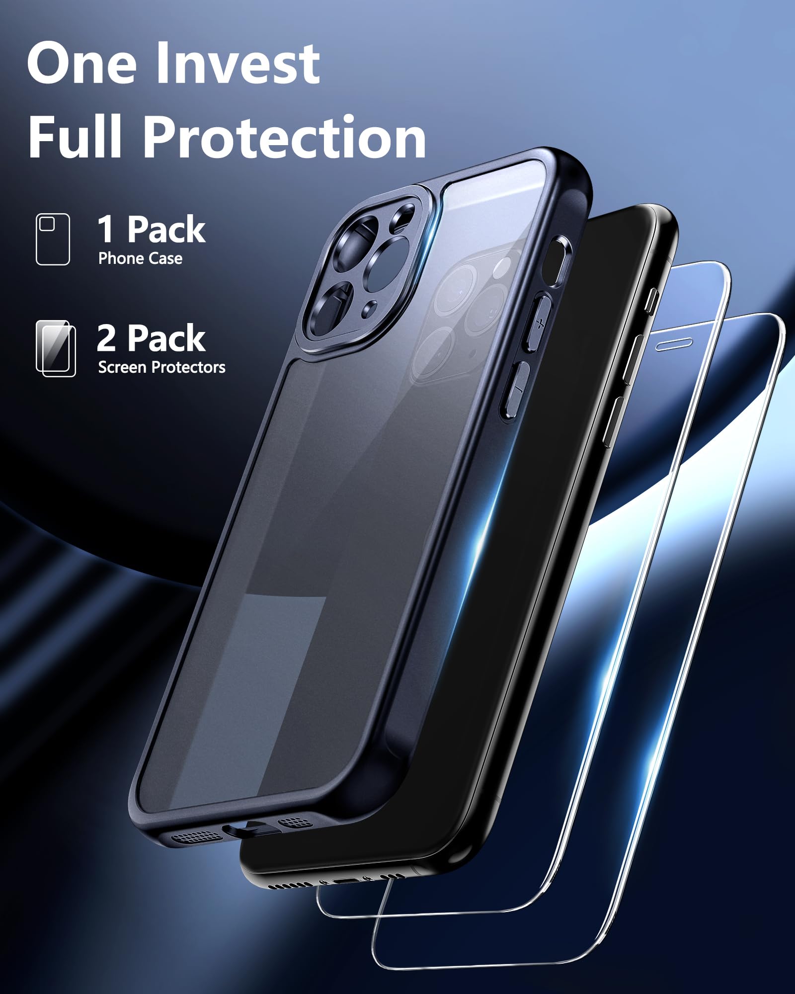 Amazon.com: NINDOO for iPhone 11 Pro Max Case Black with Screen