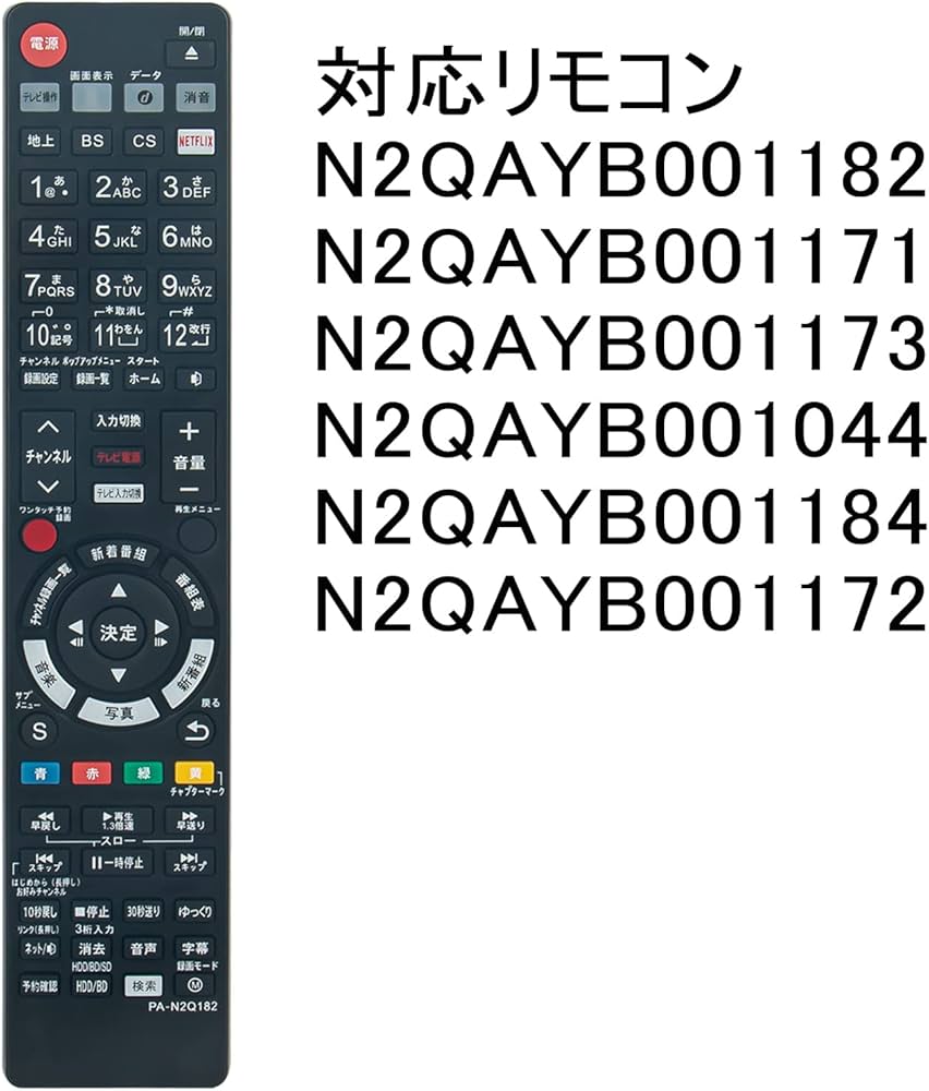 Panasonic テレビ用リモコン　N2QAYA000118 純正品・新品】 パナソニック N2QAYA000118テレビリモコン