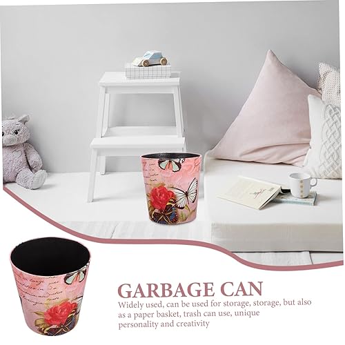 Miniatura 8 de Bote de basura grande para oficina, papelera de escritorio, papelera de París, papelera decorativa, papelera práctica, papelera para el hogar,