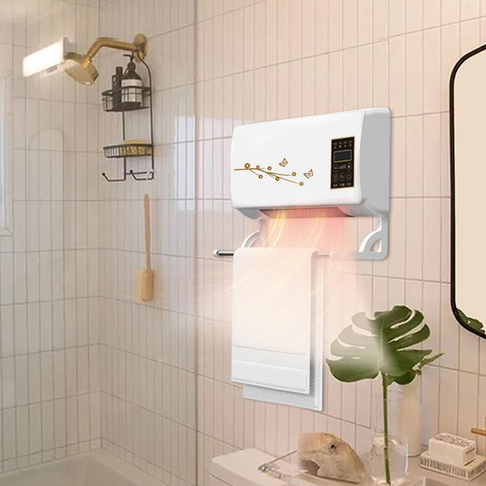 Mini Air Cooling Heating Fan, 2000W Cooling And Heating Function Mini Personal Air Cooler Fan Mini Air Conditioner Wall Mount Air Conditioner