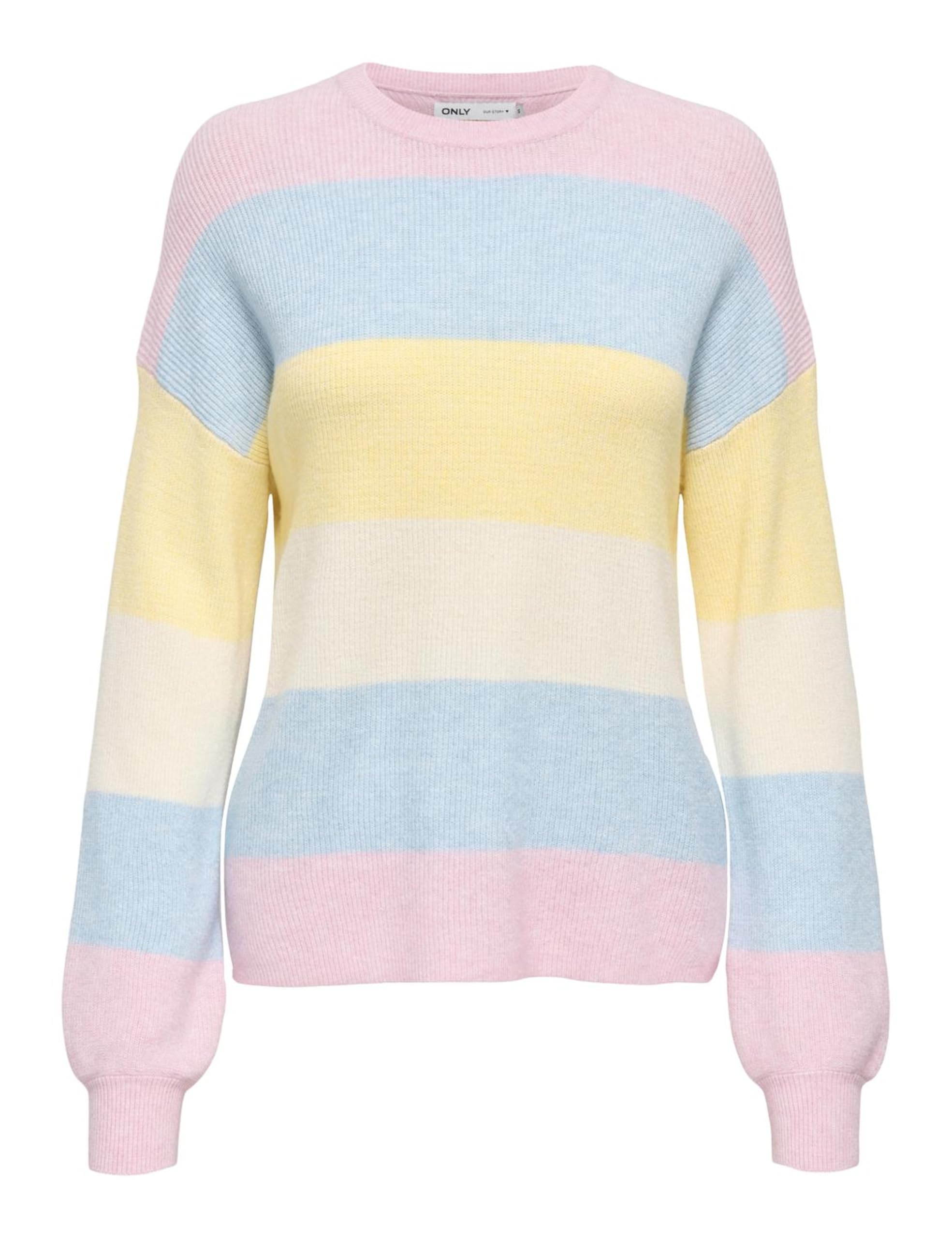 ONLY Latia Pullover Mehrfarbig, Größe L, Langarm
