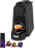 De'Longhi Nespresso Essenza Mini - Machine à Café à Capsules Nespresso, Kit de Bienvenue Inclus, Design Compact, Pression 19 Bars, Noir Mat (EN85.BKMT) - 1