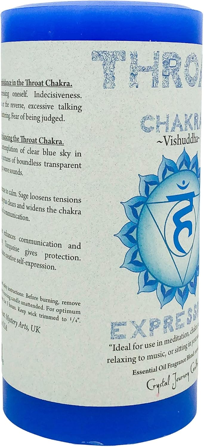 CRYSTAL JOURNEY Candle Pillar Throat, 1 EA