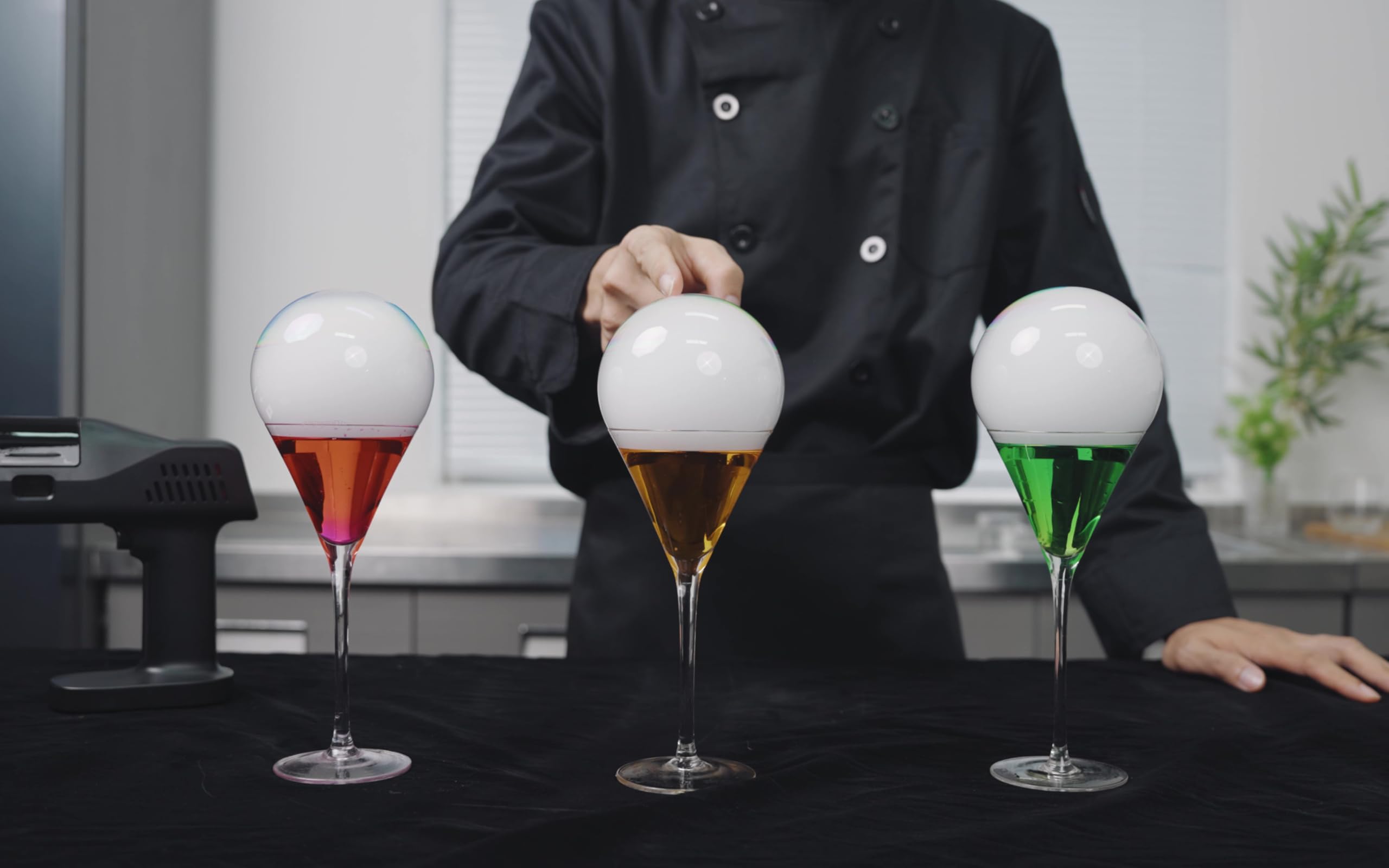 Bebidas ahumador, cóctel soplador de humo, accesorios de cóctel para whisky, bebidas, carnes