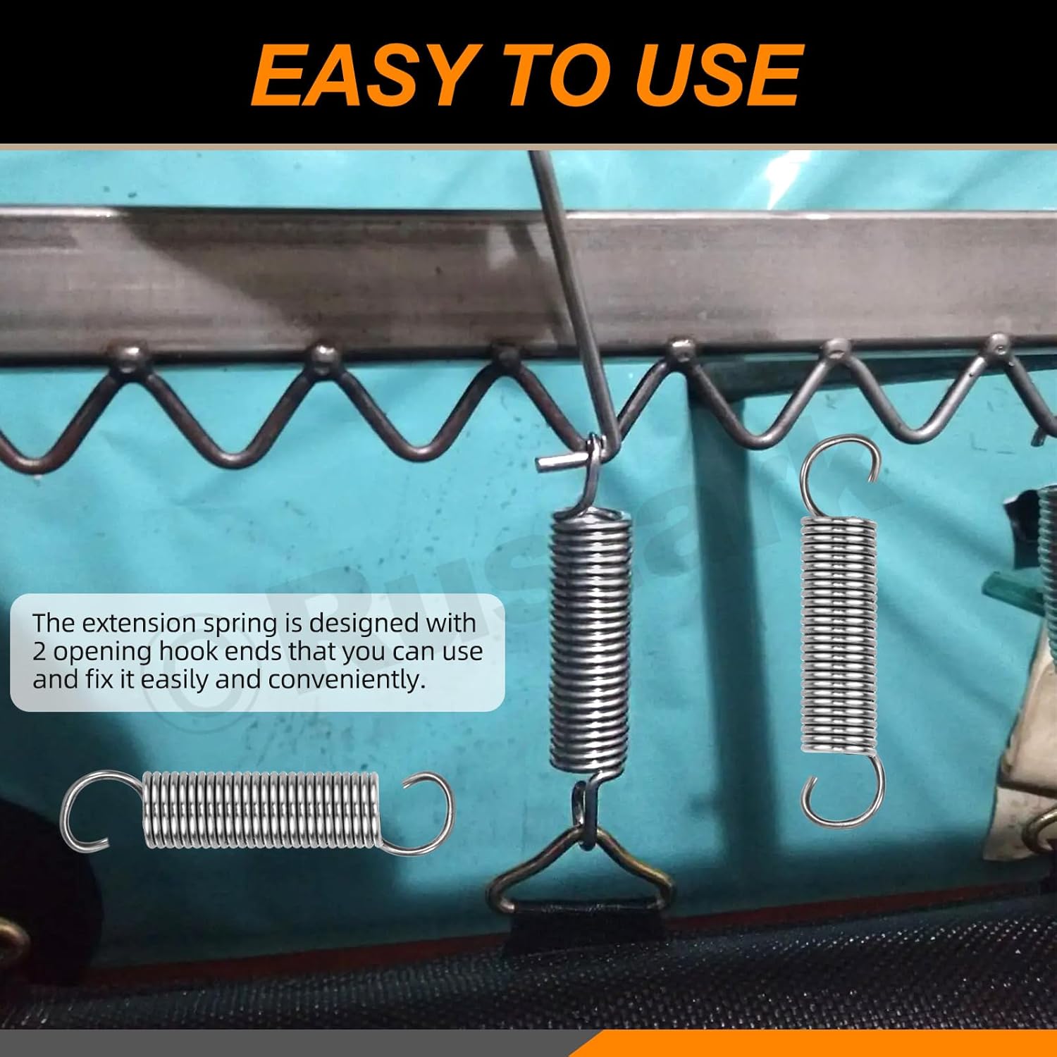 100Pcs 25 Sizes Stainless Steel Extension Spring Assortment Kit Extension and Compression Springs Mechanical Springs with Hook End Small Spring Tension Spring for Shop Home Repairs DIY