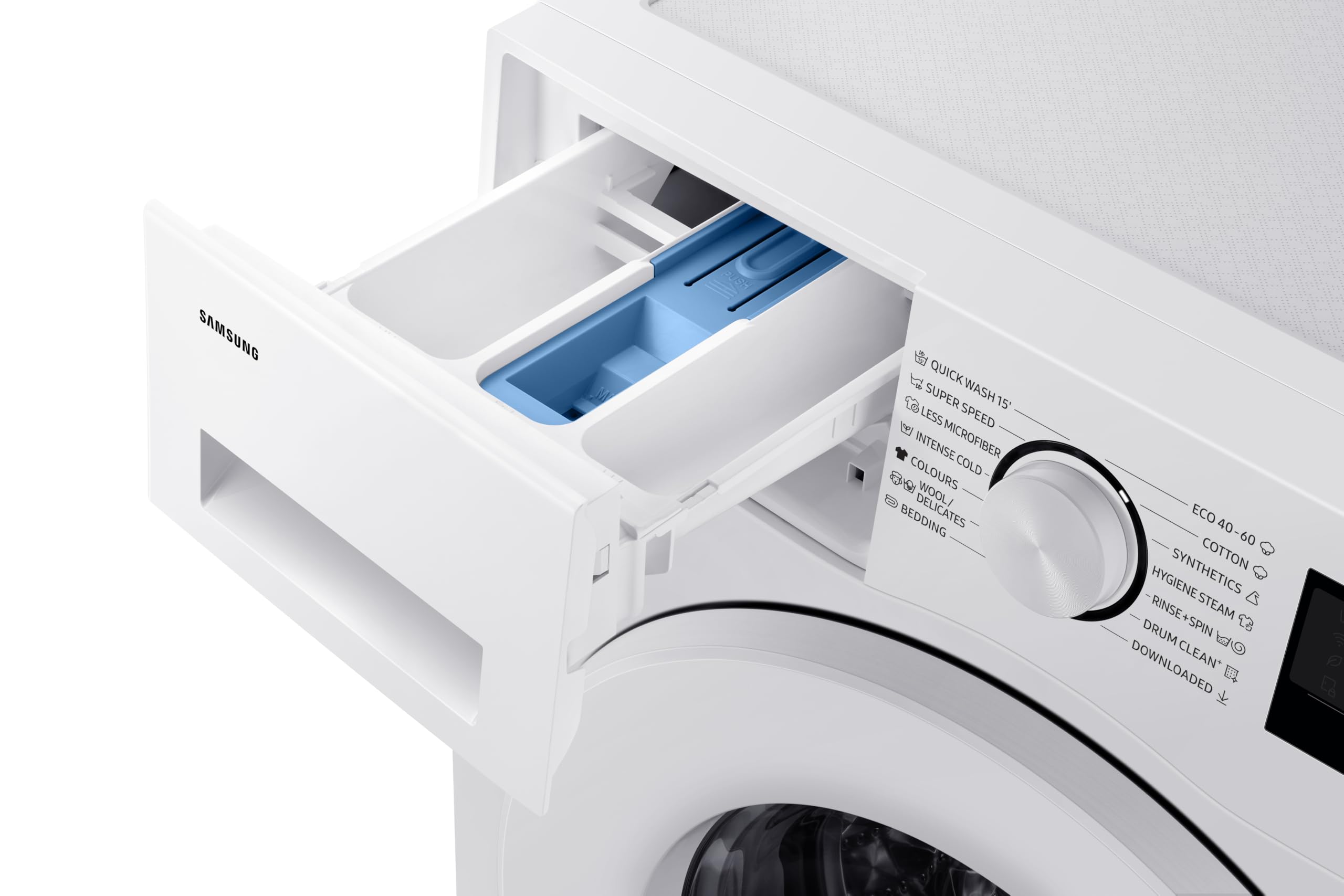 Samsung Lavadora Carga Frontal 11Kg Clase A-10% WW11DG5B25TEEC | Ahorra hasta un 70% de energía gracias a la IA, Tecnología AI EcoBubble, Programa Super Speed 39, Programa de Vapor