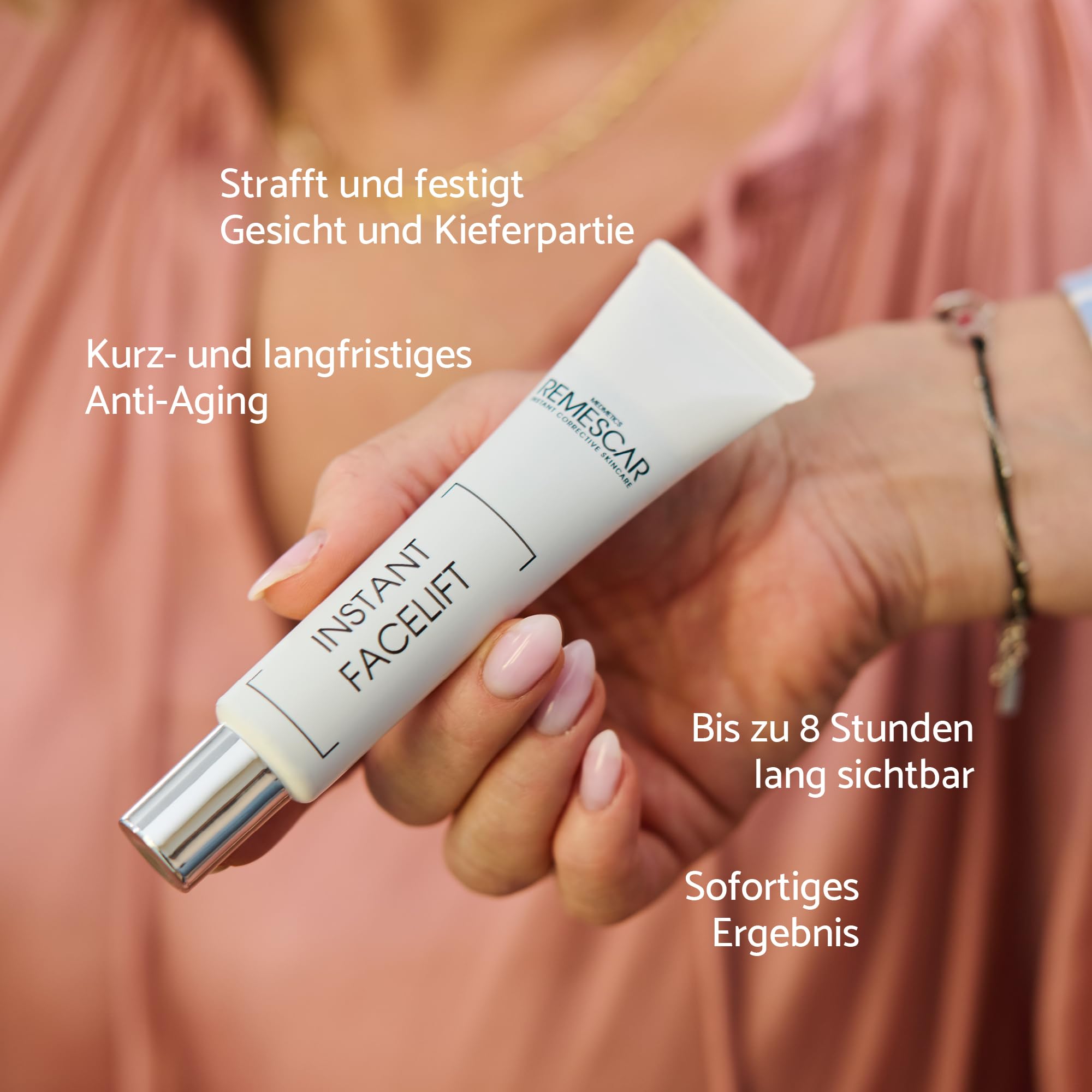 Remescar Anti-Müdigkeit Set – Augenringe & Tränensäcke reduzieren + Sofort Lifting Effekt Gesicht – Straffende Pflege Falten Mimik Faltenfreie Haut Frischer Blick