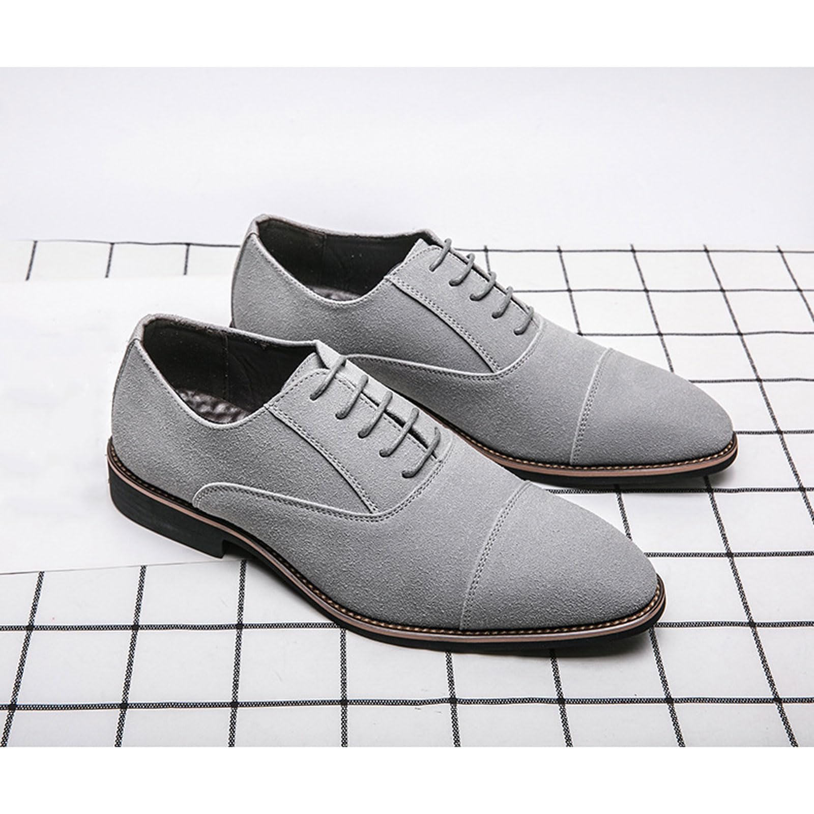 Chaussures Costume Homme Entreprise Officiel Urban À Lacets en Daim Oxfords Et Derbies