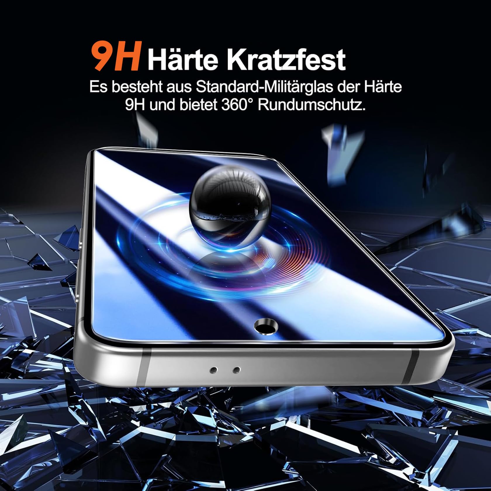 COPIKE Cover Magnetica per Samsung Galaxy S25 con 2 Pezzi Vetro Temperato e 2 Lente Fotocamera Protezione, Custodia Sottile Antiurto [Senza Ingiallimento] Retro Antigraffio, Trasparente