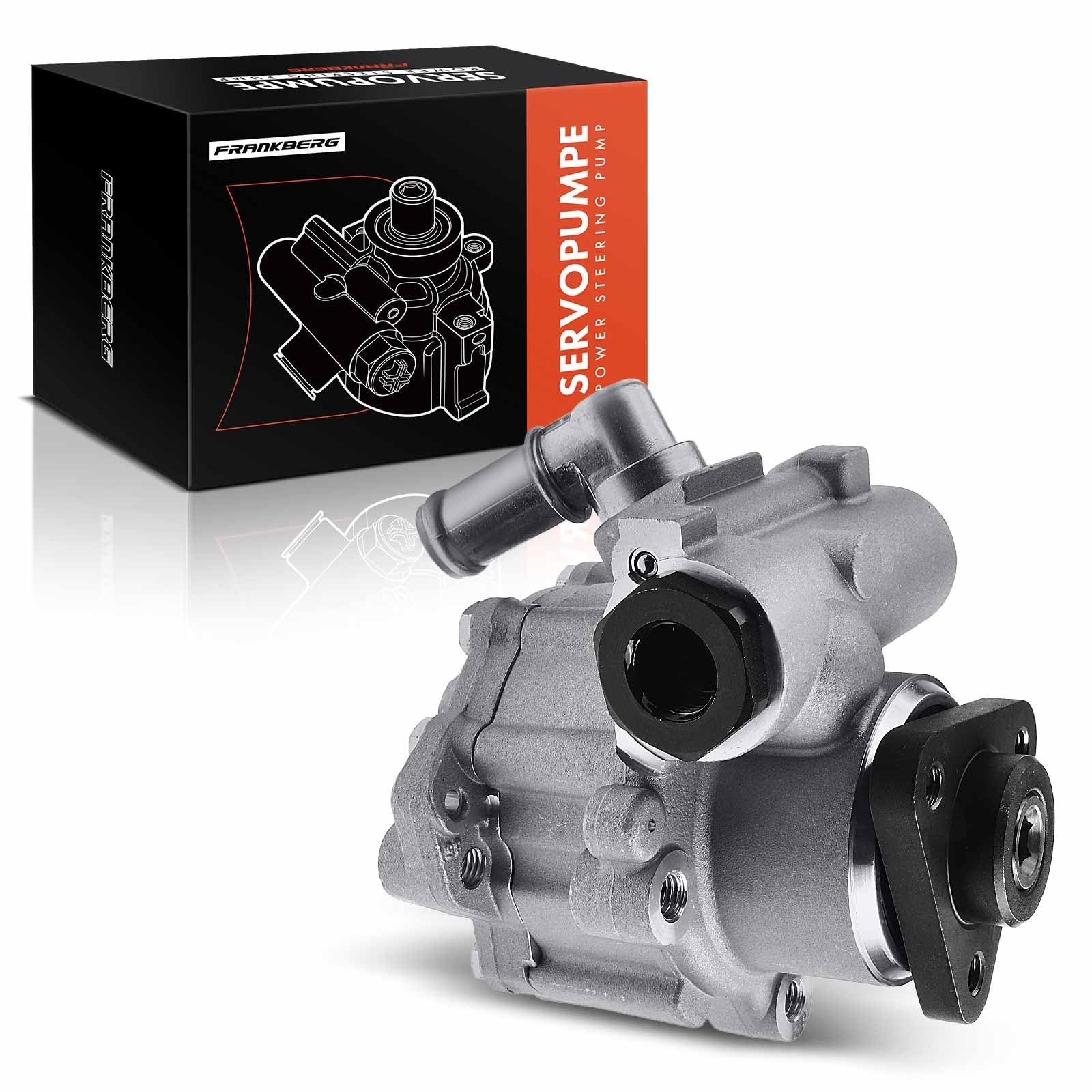 Frankberg Servopumpe Hydraulikpumpe Lenkung Kompatibel mit 3er E46 323 325 328 330 2.5L-3.0L 1998-2005 5er E39 525 528 530 2.5L-3.0L 1995-2004 Benzin Replace #96636M