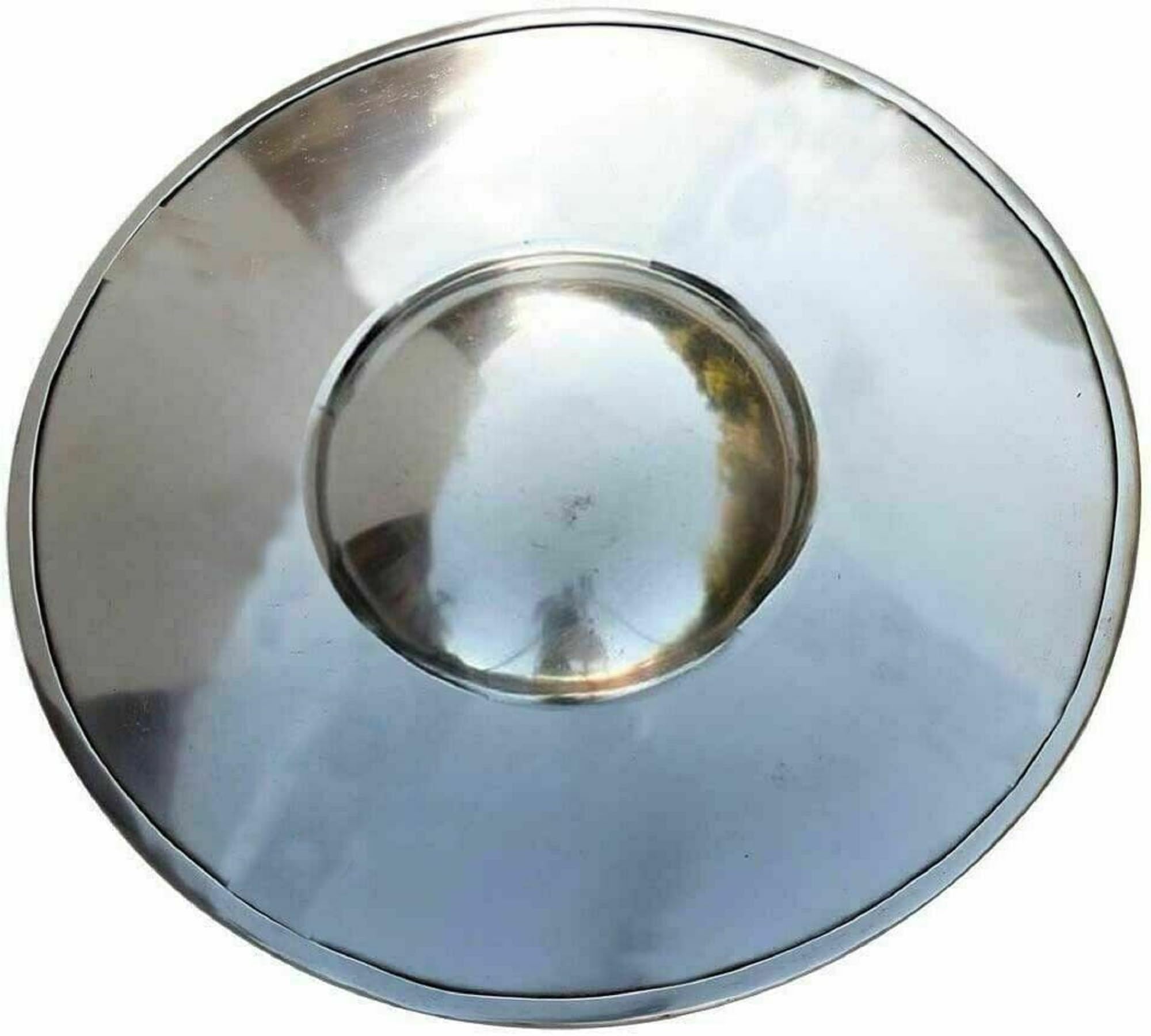 Medieval Knight Larp Armor Spartan Shield 18" Steel Iron Round Buckler Shield Crusader Warrior Cosplay costume LARP Buhurt Armor Shield Halloween