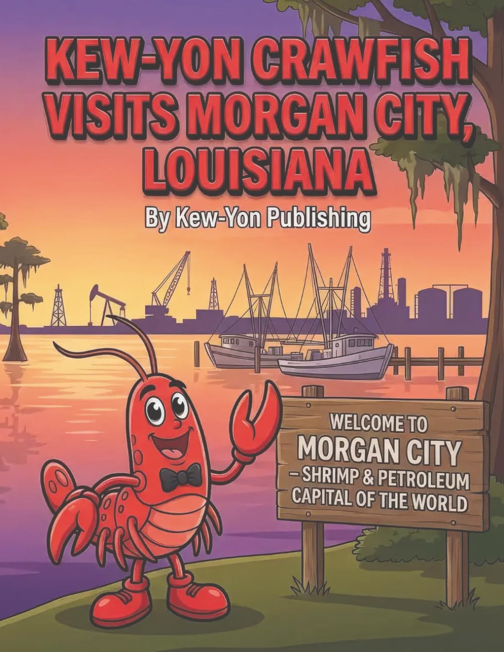 Kew-Yon Crawfish Visits Morgan City, Louisiana: AKew‑YonCrawfishColoringAdventureCelebratingLouisiana’sBayouTowns (Kew-Yon Crawfish visits Louisiana)
