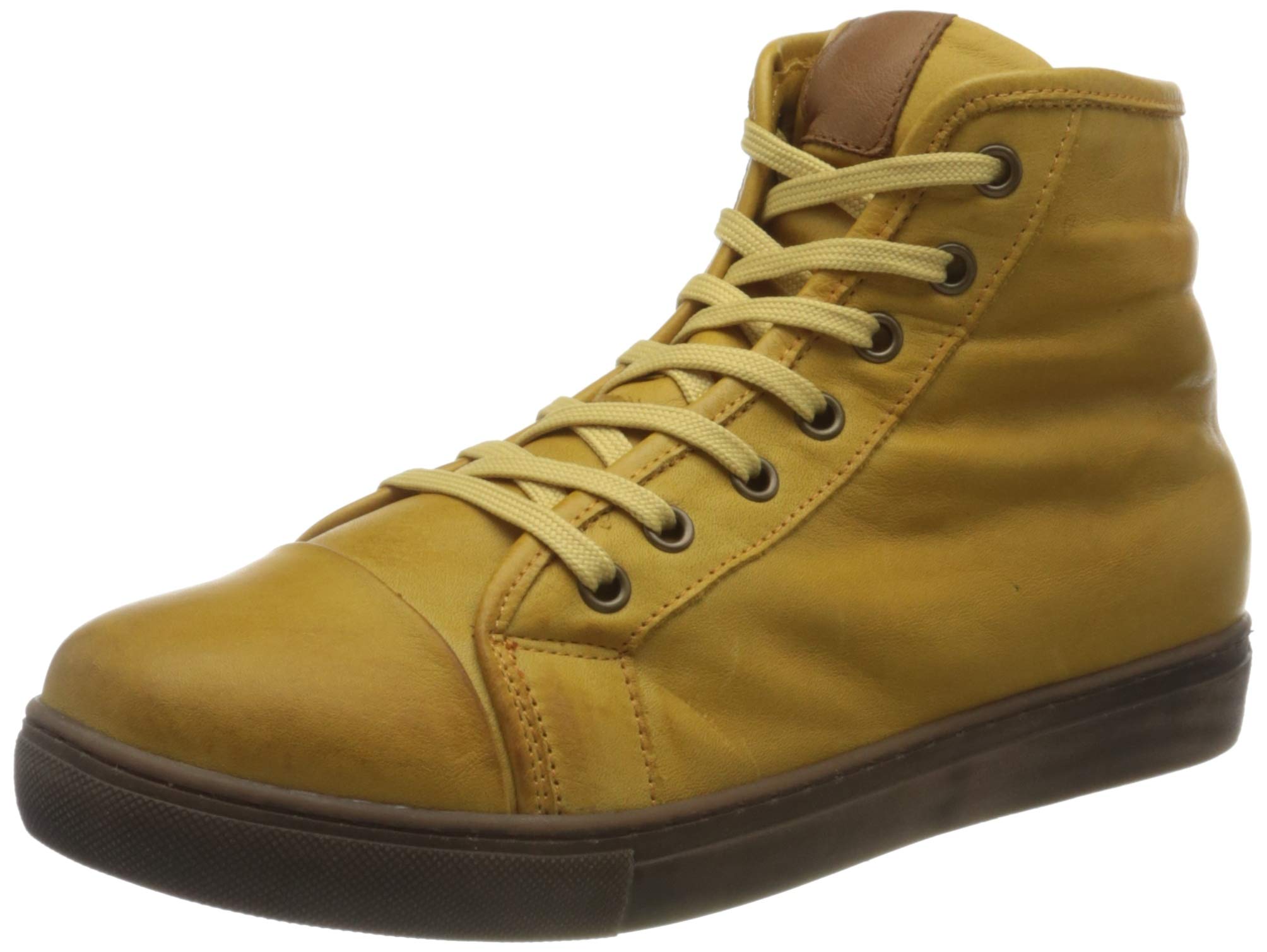 Andrea Conti Women's 348841 Sneaker, Curry/Brandy, 3.5 UK