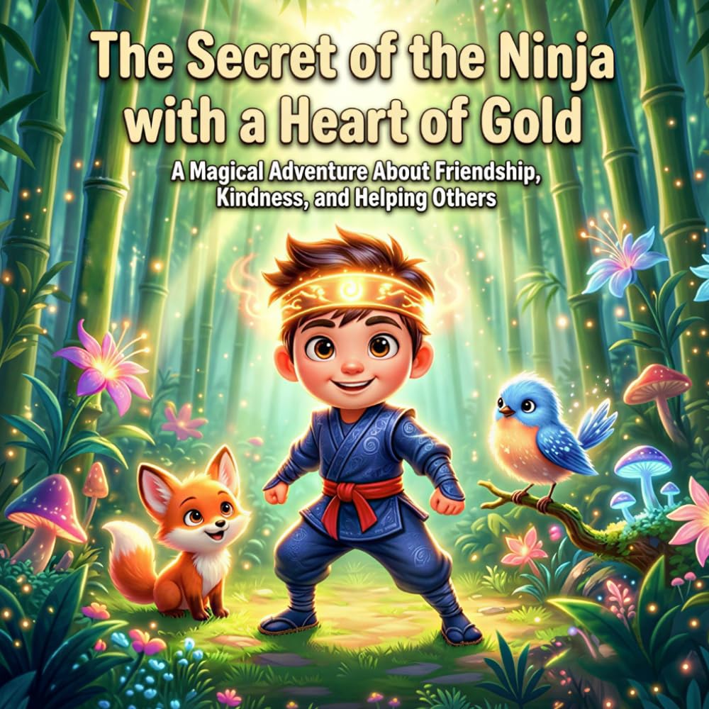 The Secret of the Ninja with a Heart of Gold: A Magical Adventure About Friendship, Kindness, and Helping Others