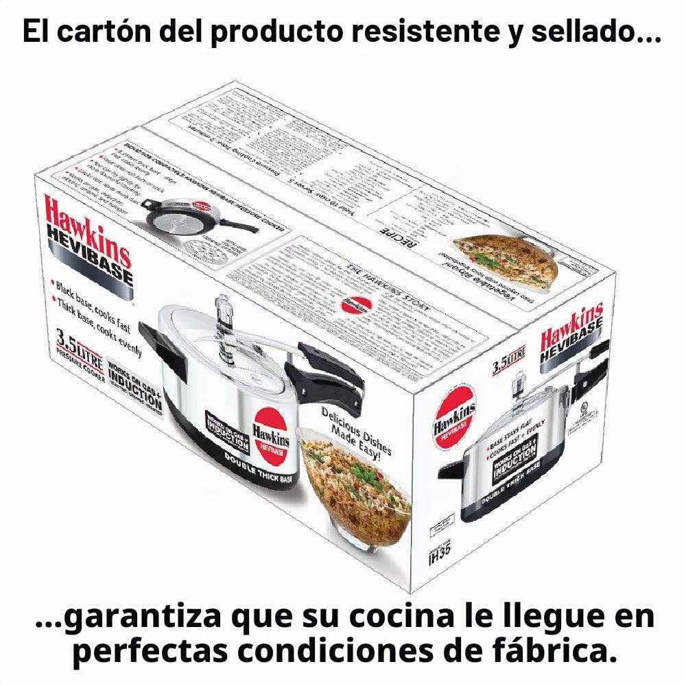 Hawkins Olla a presión, Aluminio, Plata, 3.7 Cuartos de galón