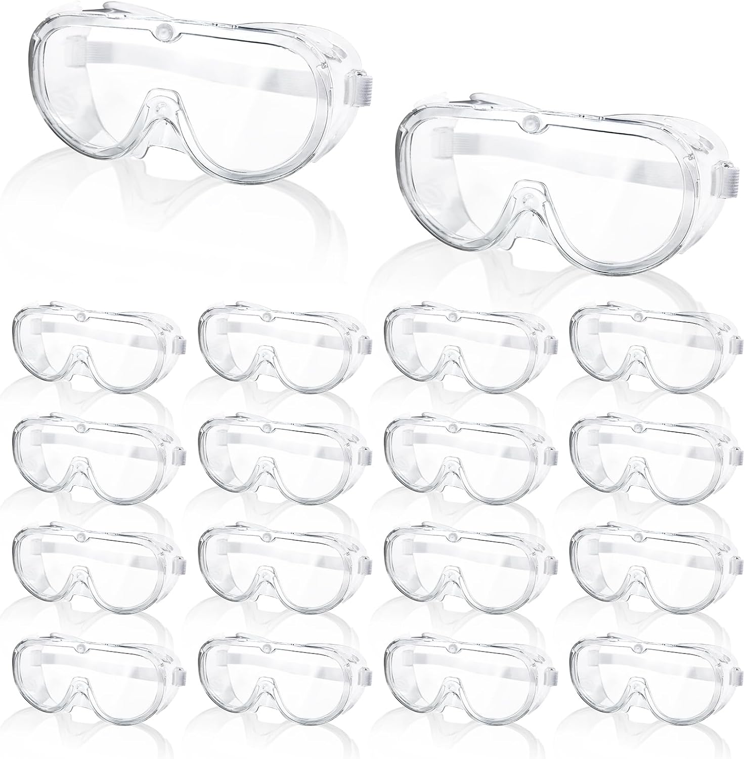 30 Pack Clear Protective Safety...