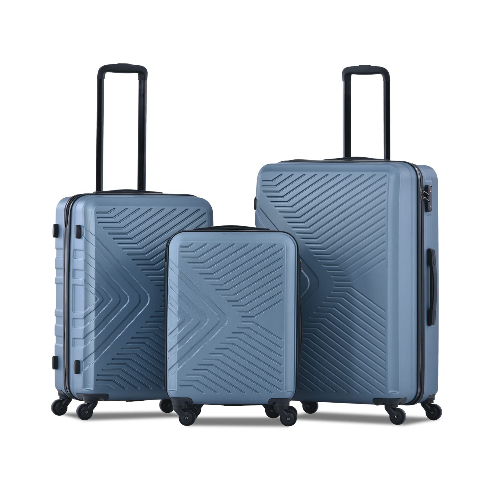 Piece Luggage Sets Hardshell Abs Luggage With Tsa Lock