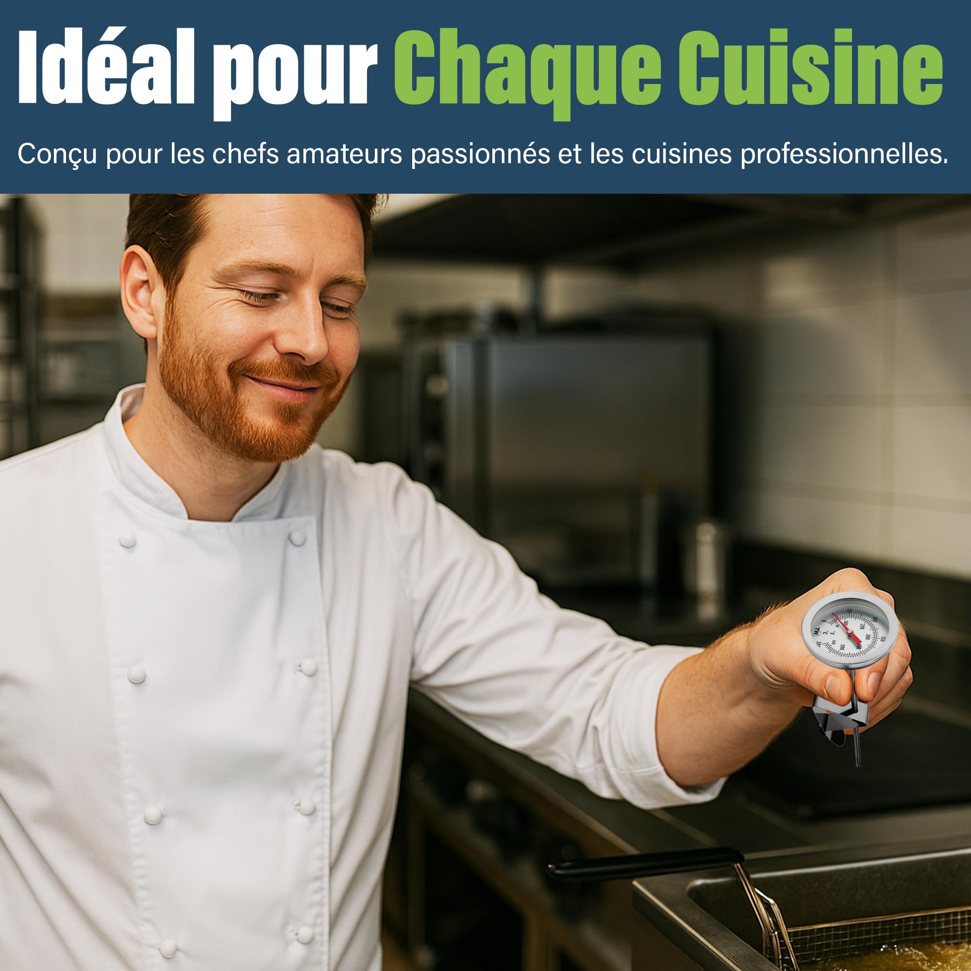 Agatige Thermomètre Intérieur Extérieur, Thermomètre à Cadran Météo 5