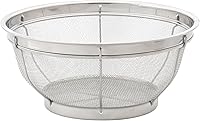 Vista 7 de HIC Harold Import Co. Colador perforado de cocina con asas, acero inoxidable 18/8, 8.5 pulgadas