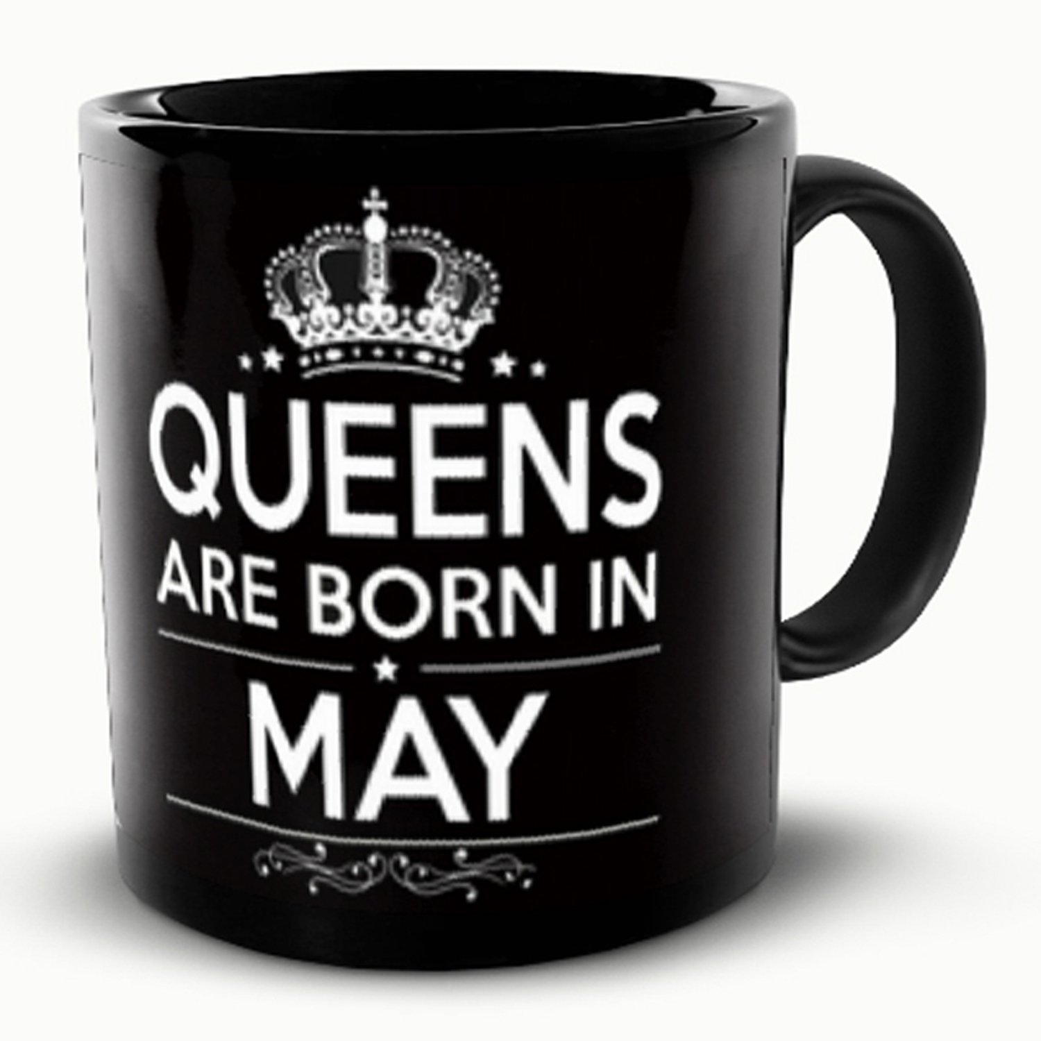 Siddhi Vinayak Collection Queens are Born in May Happy Birthday Coffee Mug for Sister, Mother, Wife, Lover, Girls, Girlfriend, Coffee Mug