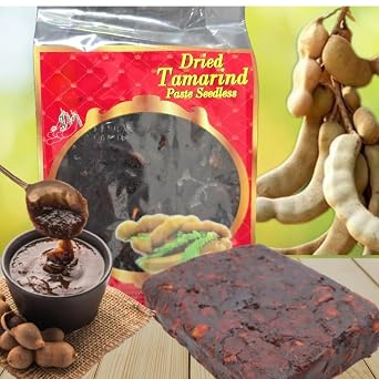 All-Natural Tamarind Paste, Sweet & Sour, Seedless 14oz 400g Also Called Tamarindo, Imli, Asam Jawa, Me Chua | No Added Sugar, Vegan, Gluten-Free, Non-GMO | Ideal for Pad Thai, Agua de Tamarindo, Sauces & Marinades