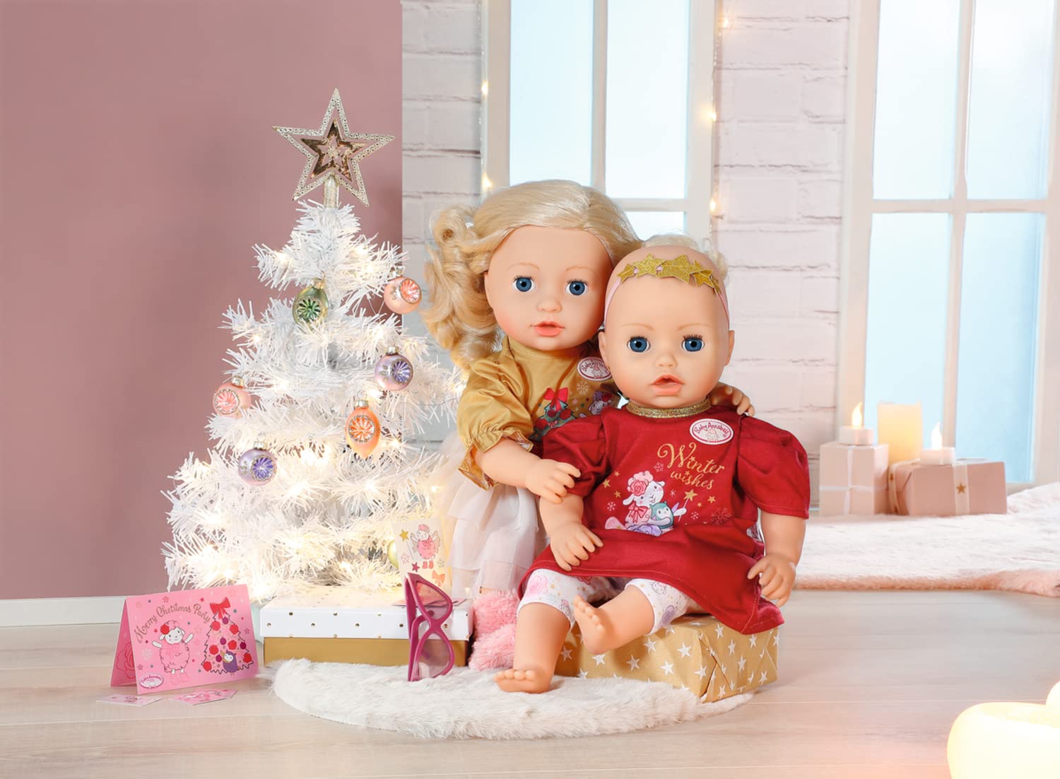 Zapf Creation Baby Annabell Adventskalender mit 24 Überraschungen, enthält Kleidung und Accessoires für 43 cm Puppen, 709634