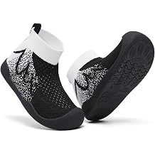 Childrens Socks Wrestling Shoes Breathable and Non Slip Tennis Shoes Barefoot Sneakers with Arch Support and Toe Protection Washable Size6-12