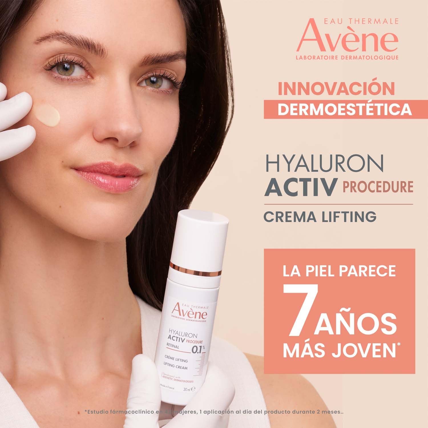 AVÈNE Hyaluron Activ Procedure Crema Lifting - 0,1% retinal - 30 ml